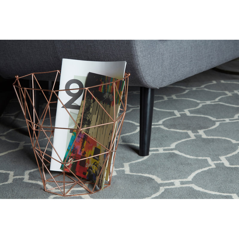 Fairmont Park Decorative Basket, Copper