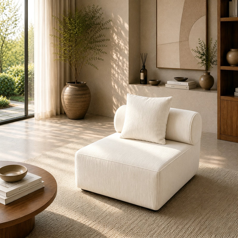 Oversized Modular Sectional Sofa  - Armress Chair