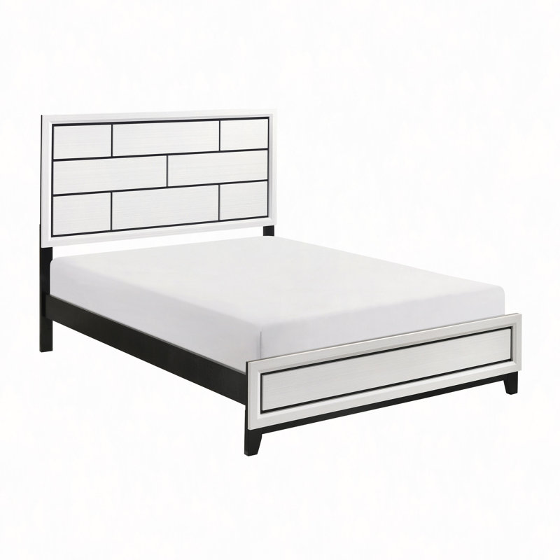 Lit 1Pc, Blanc, Grand lit