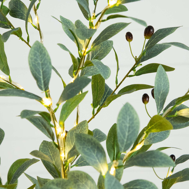 6 pi Arbre fruitier artificiel éclairé avec 280 lumières DEL blanc chaud