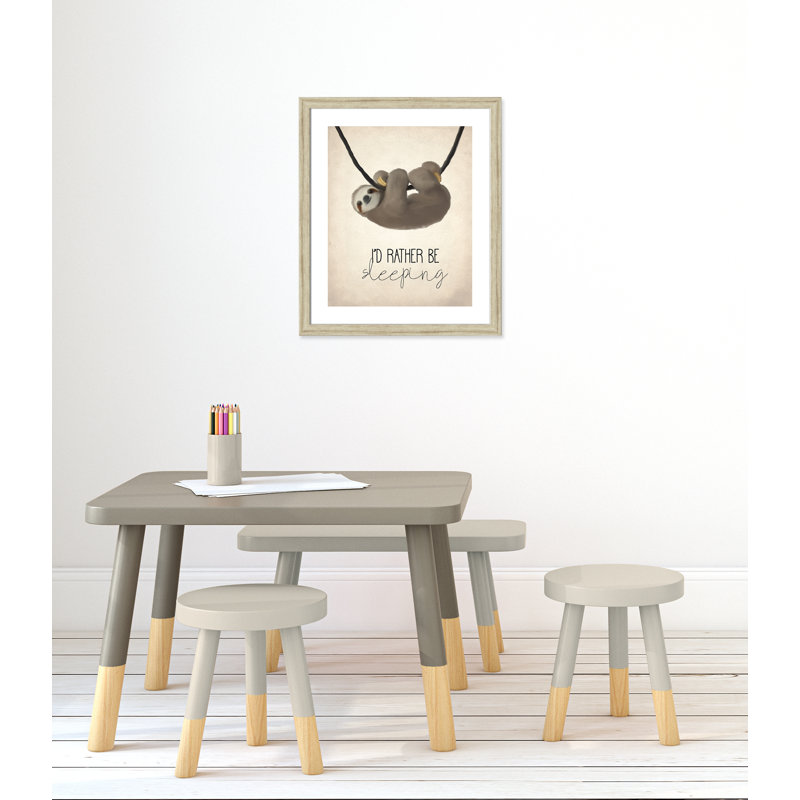 «Sleeping», art encadré, H 26,5 po x l 22,5 po x P 0,63 po, Encadrement beige