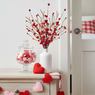 Red Heart Berry Picks