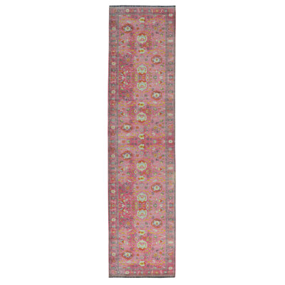 Connie-May Pink And Blue Runner Rug