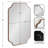Aransa Scalloped Rectangle Wall Mirror-655899992-564624755