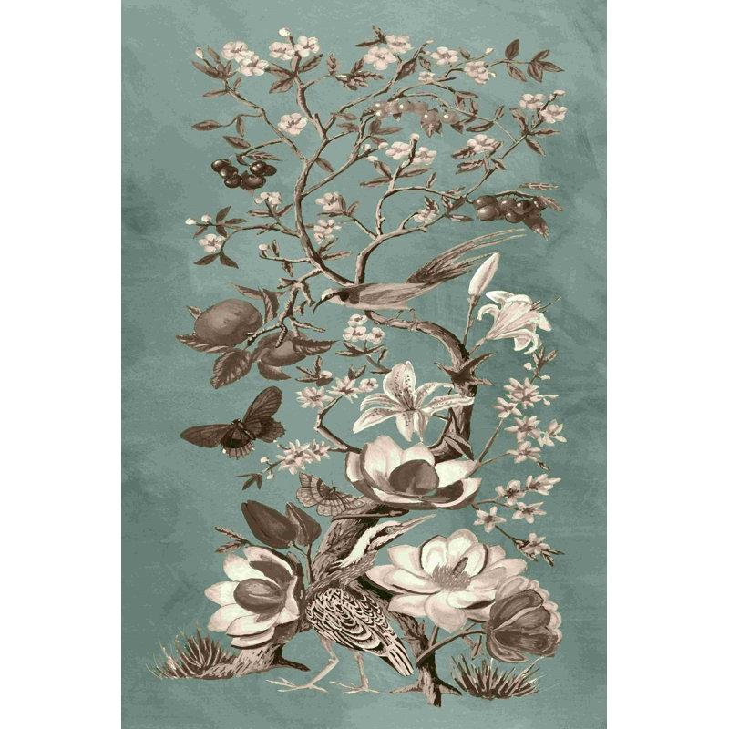 Chinoiserie Patina II, H 18 po x l 12 po
