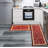 Floral Synthetic Water Resistant Non-Skid Kitchen Mat-70336541
