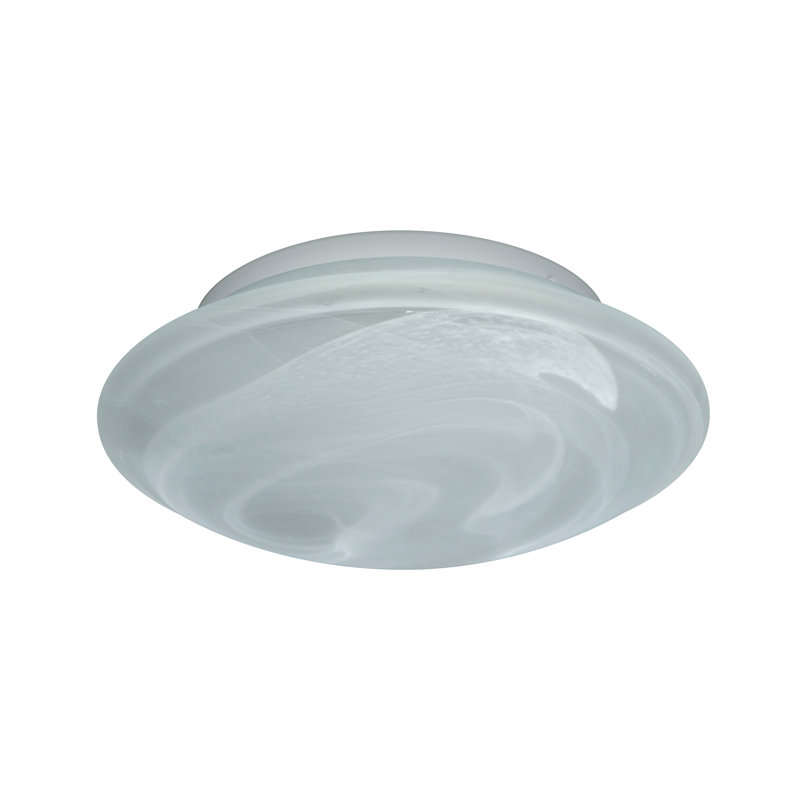 Sola Flush Mount, Marble, 3.75" H x 10" W x 10" D