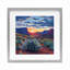«Desert Sunset on Blooming Bush», reproduction encadrée sous verre, design par Kate Jarvik Birch-1310505239-1310505237