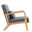 Upholstered Cotton Armchair-1758225600