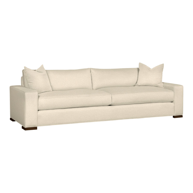 Paxton Upholstered 109'' Sofa, Kimoni Natural, Havana