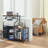 Printer Stand With Storage Shelf, 3-Tier Office Cart For Printer, Scanner, Fax, Books And Files, Space-Saving Home Office Organization Furniture, Sturdy Metal Frame