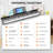 Gray 88 Key Full Size Electric Piano Keyboard Semi Weighted For Beginners, 88 Key Weighted Keyboard Piano With Stand