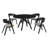Schorr 4 - Person Pedestal Dining Set-1218693292-1218693293