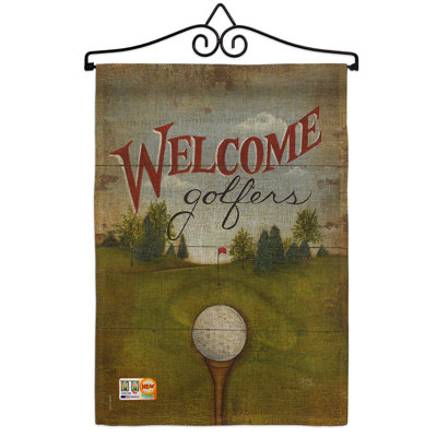 Double Sided 18.5'' H x 13'' W Polyester Flag Set