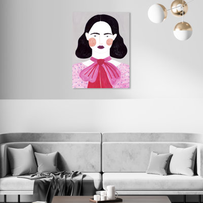 Lady in Pink - Painting on Canvas
