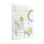 Scène de salle de bain avec rideaux et serviettes Bath & Laundry-121370185-121370188