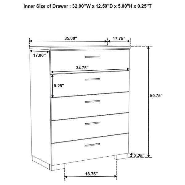 Dimensions du produit
