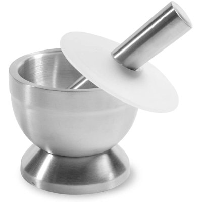 Stainless Steel Mortar And Pestle Set