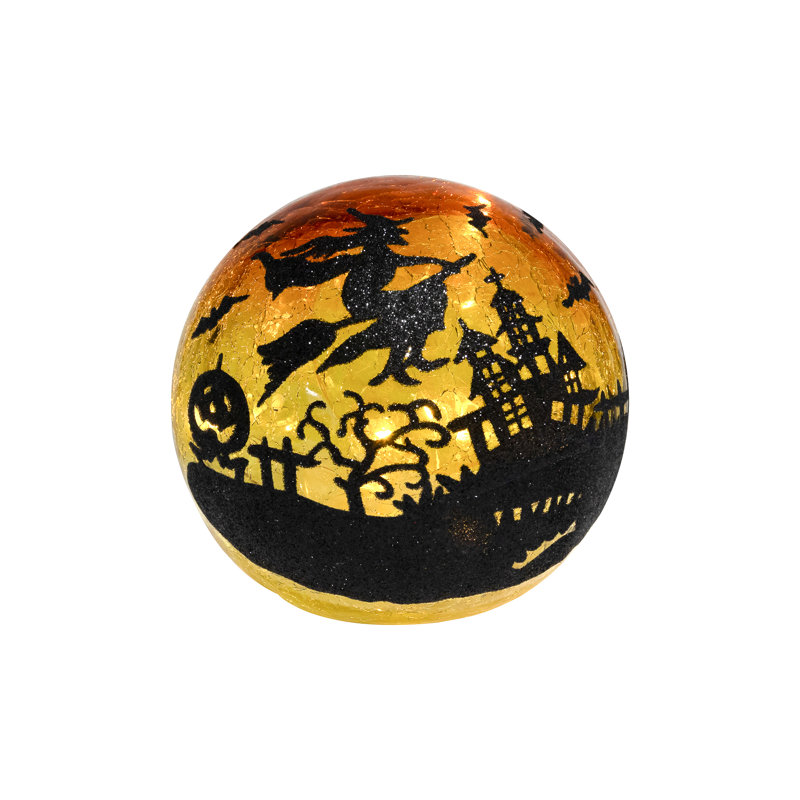 Globe de verre d'Halloween à piles