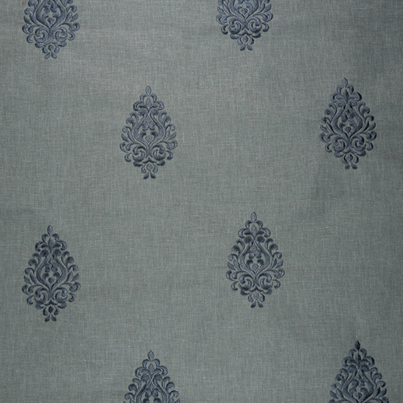 Wesco Gentry Lost Medallion Fabric, Slate