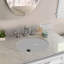 Lavabo de salle de bain ovale en porcelaine vitreuse avec trop-plein 17,25 "Nantucket Sinks Great Point-4095019
