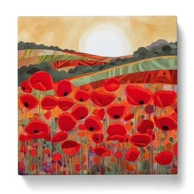 Poppy Field - No Frame Print