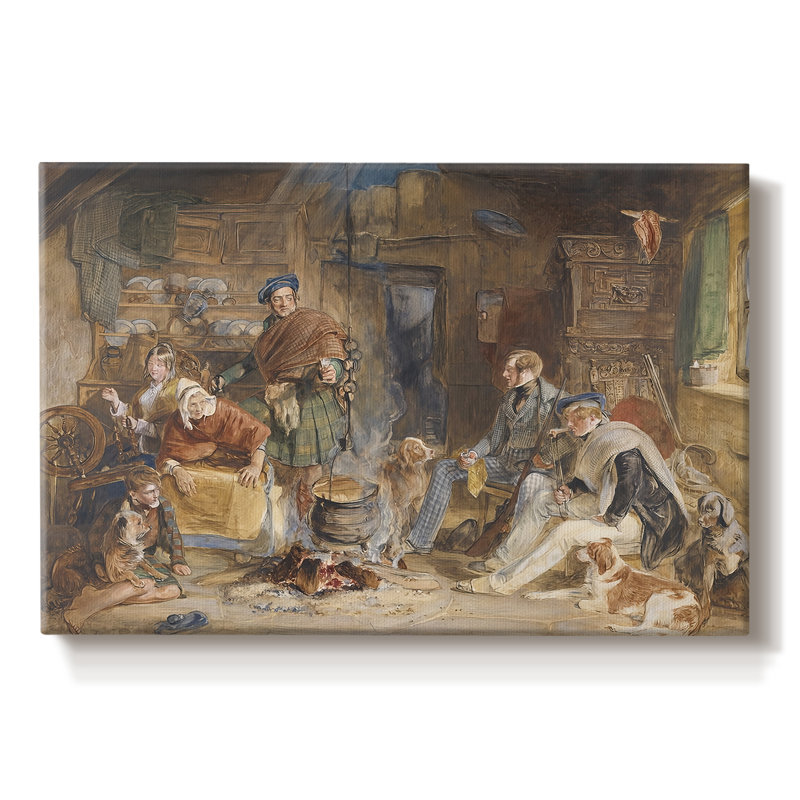 Highland Hospitality-John Frederick Lewis-Toile tendue avec châssis-1832, 12x18
