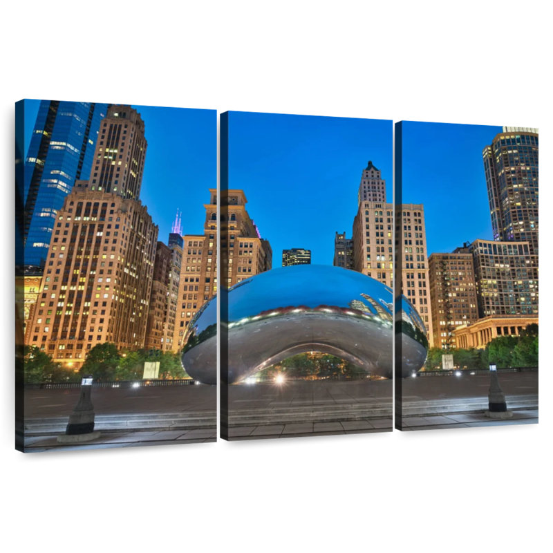 Sireci Cloud Gate Sculpture, 20" H x 33" W