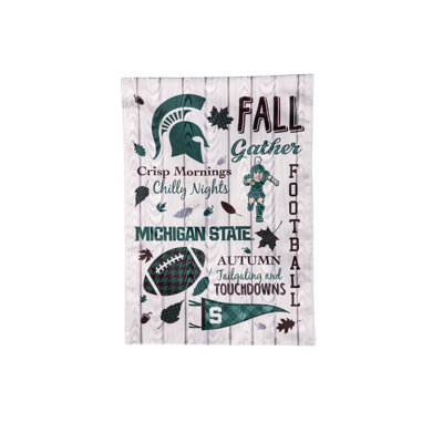 Double Sided 18'' H x 12.5'' W Polyester Garden Flag