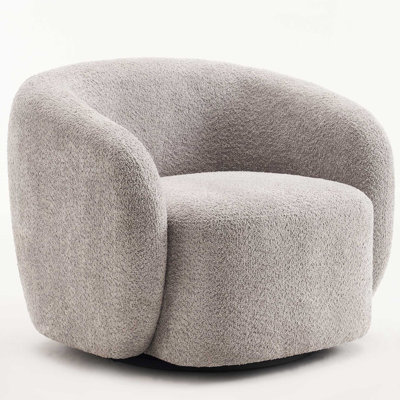 Munehito Swivel Barrel Chair