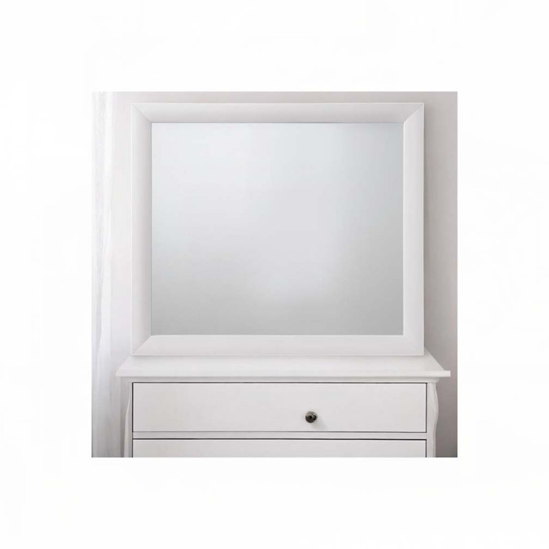 Miroir blanc, 35 po x 39 po