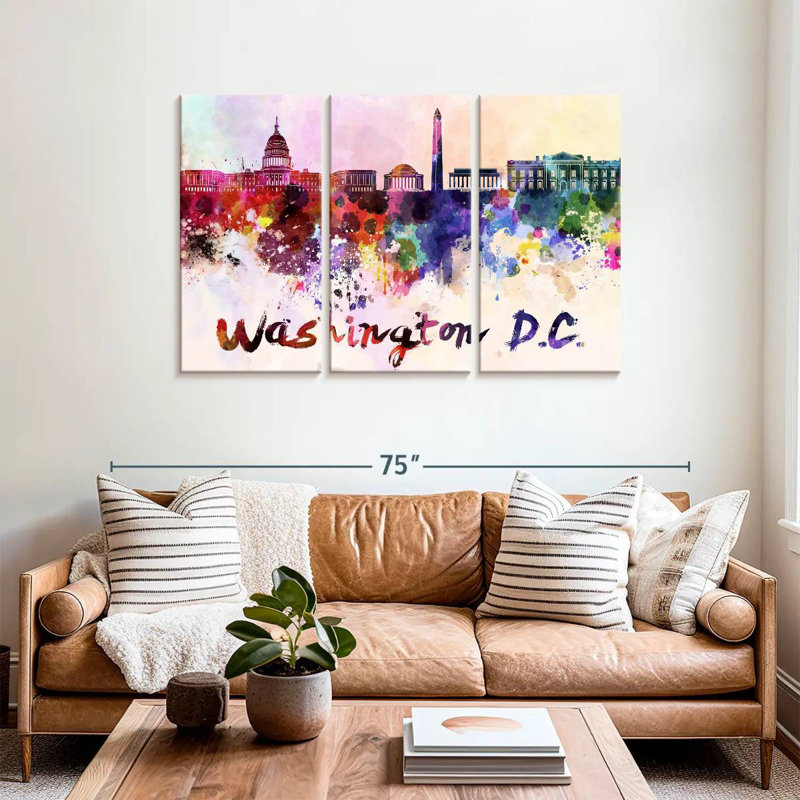 Sebbie Washington Colors, 36" H x 57" W