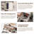 Farmhouse Vanity Desk - Makeup Table Set With Stool & Lights Mirror,Charging Station Dressing Table-537524922