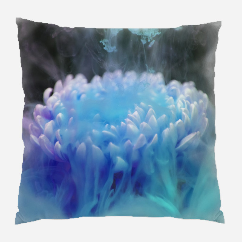 Coussin abstrait Blocton, Intérieur, Microsuède