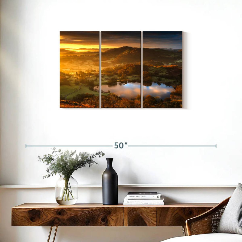 Alvord Loughrigg Tarn At Sunrise, 20" H x 33" W