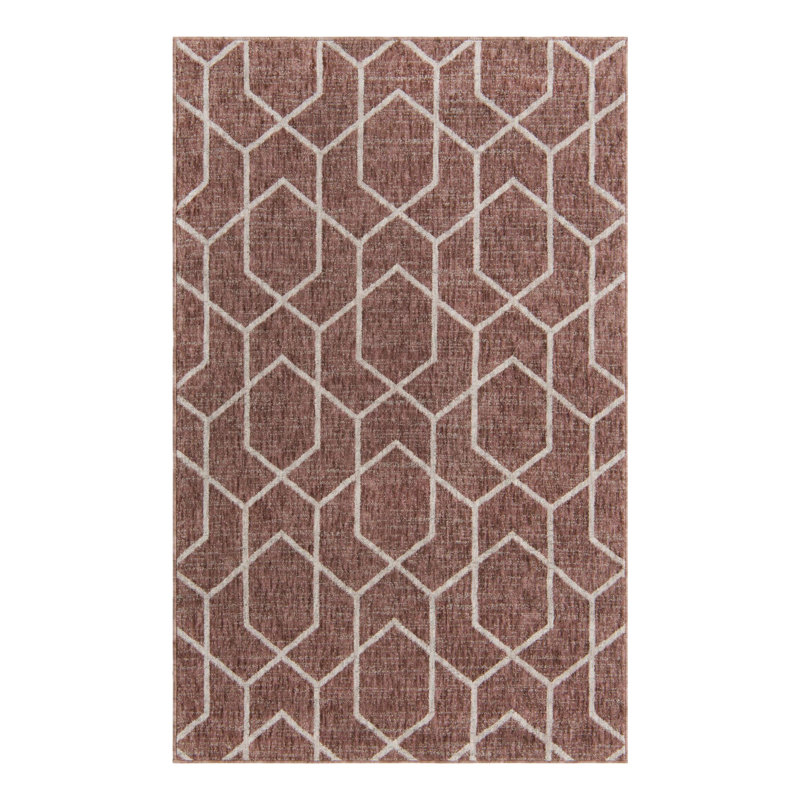 Breze Geometric Indoor Rug, Rectangle 4' x 6'