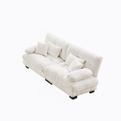 Comfortable Two-Seater Chenille Sofa For Living Room, Enhancing Style And Relaxation