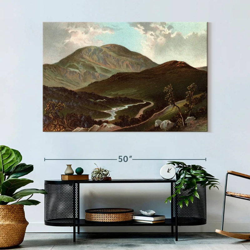 Ravi Vintage Mountain, 34" H x 51" W