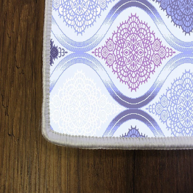Stylish Hall Carpet (3.3 x 6.6 ft), 100% Polyester, 0.3 in Pile Height | Antibacterial, PVC Non-Slip Underside | 3D Digital Printing, Machine Washable | Perfect for Entryways & Living Spaces, Durable & Easy Care