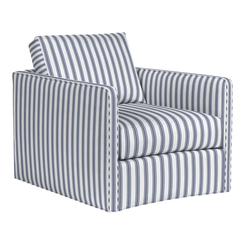 Chaise pivotante Wynne, Perigold excel denim