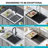 KRAUS Bellucci Workstation 33 in. Drop In Single Bowl Granite Kitchen Sink with Accessories-51476000