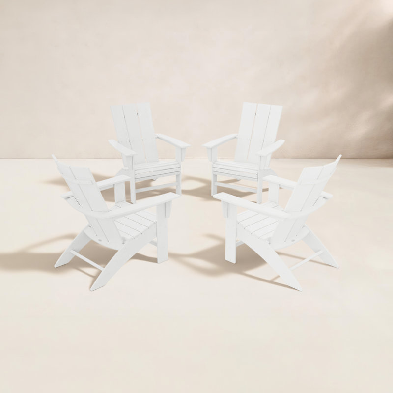 Chaise Adirondack POLYWOOD, Blanc