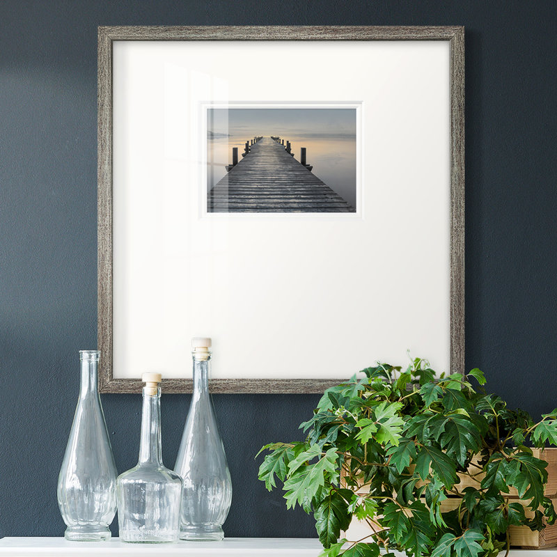 Sun Downpremium, reproduction encadrée, L 21 po x H 21 po , Cadre en papier gris