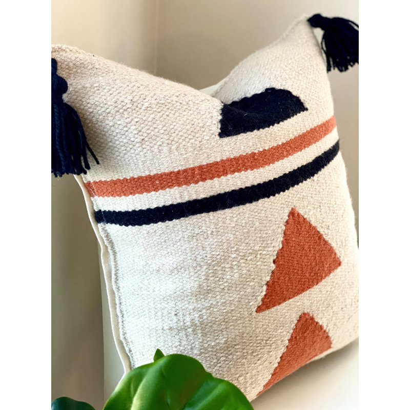 Coussin Triangles, H 18 po x l 18 po