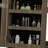 360°Swivel Jewelry Cabinet with Full Length Mirro