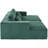 Corduroy Double Sofa Bed With 2 Pillows-1582058063