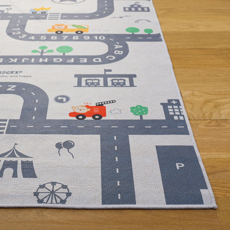 Tapis lavable à la machine Tacoma Kids 100 Performance, Rectangle 4pi x 6 pi