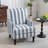 27.1'' Wide Upholstered Armchair with Solid Wood Legs-1738853906