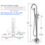 Freestanding Tub Filler with Diverter-65349418