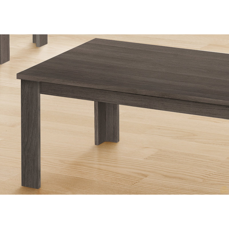 Ensemble de table, ensemble 3 pièces, café, bout, côté, décor, Chêne